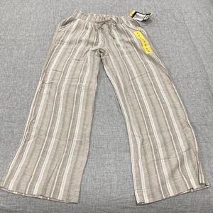 Briggs Linen Wide Leg Pants with drawstring